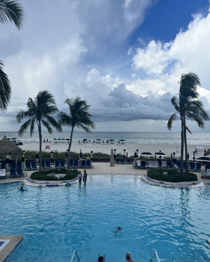View of beach and sea