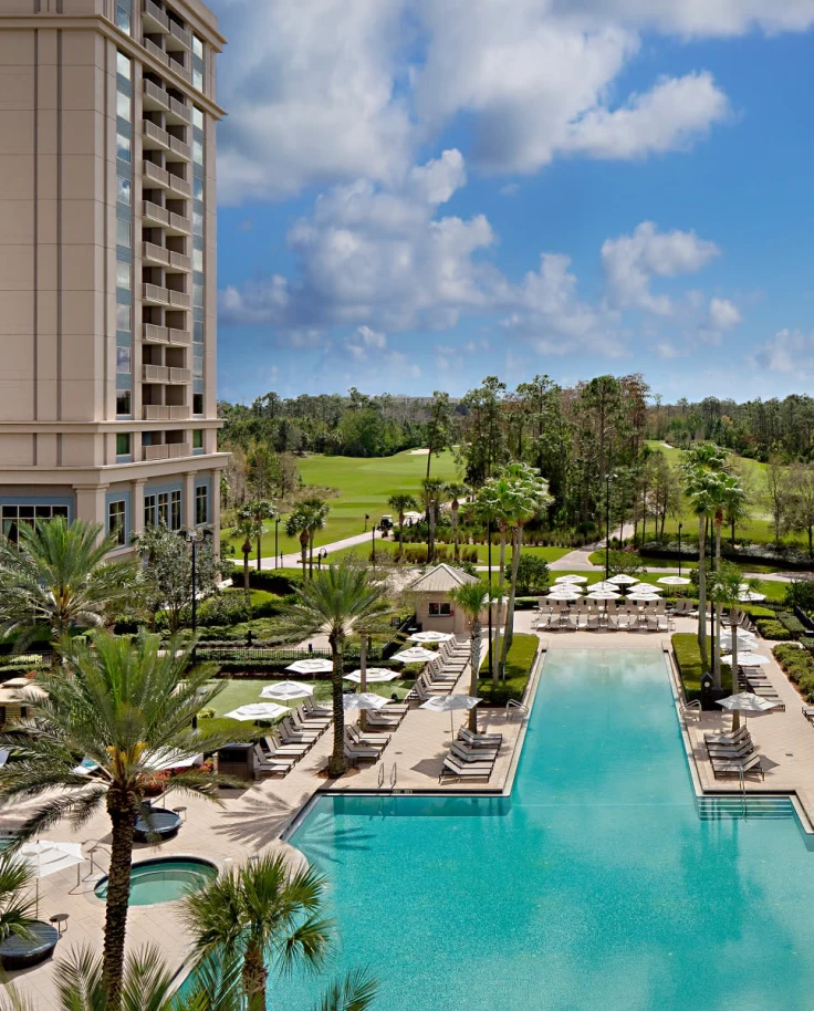 waldorf view of pool