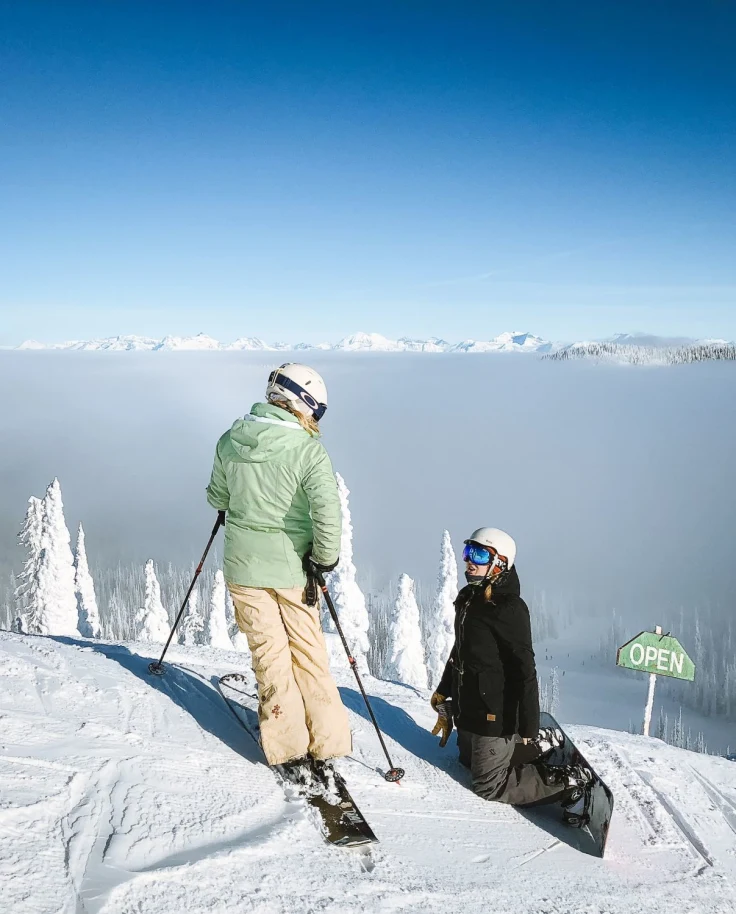 Skiing in Montana