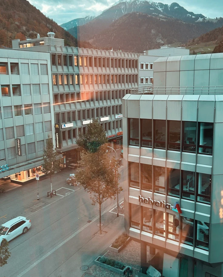 View from hotel