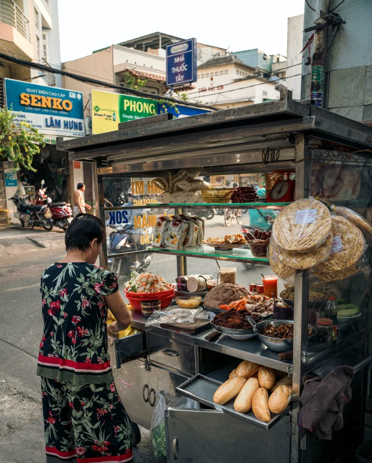 Banh Cuon street stand