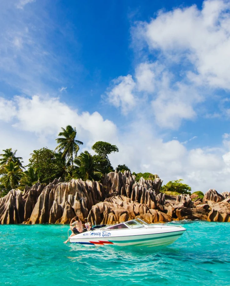 View of Seychelles island