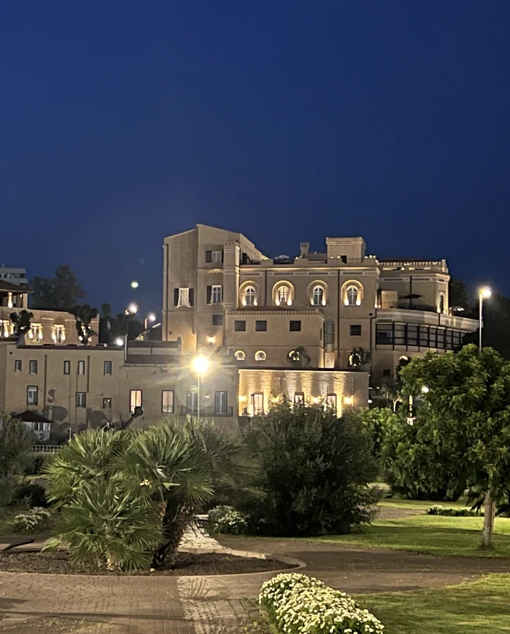 View of the villa