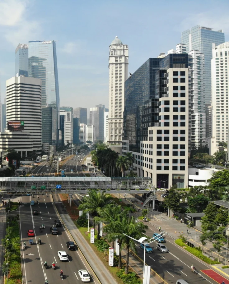 View of skyscraper buildings