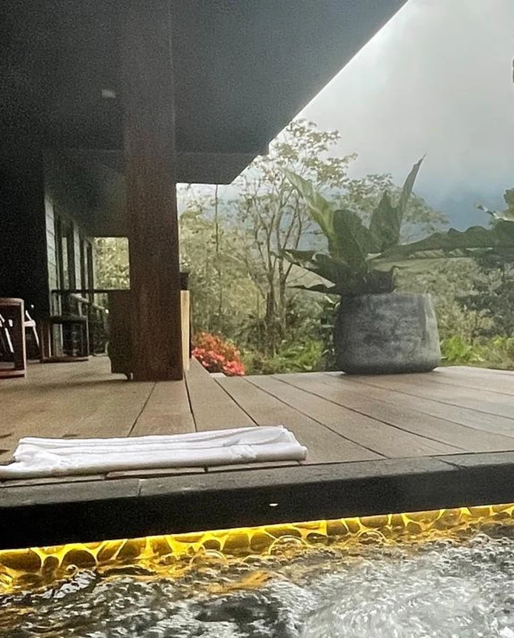 resort and spa, with a tropical vibe
