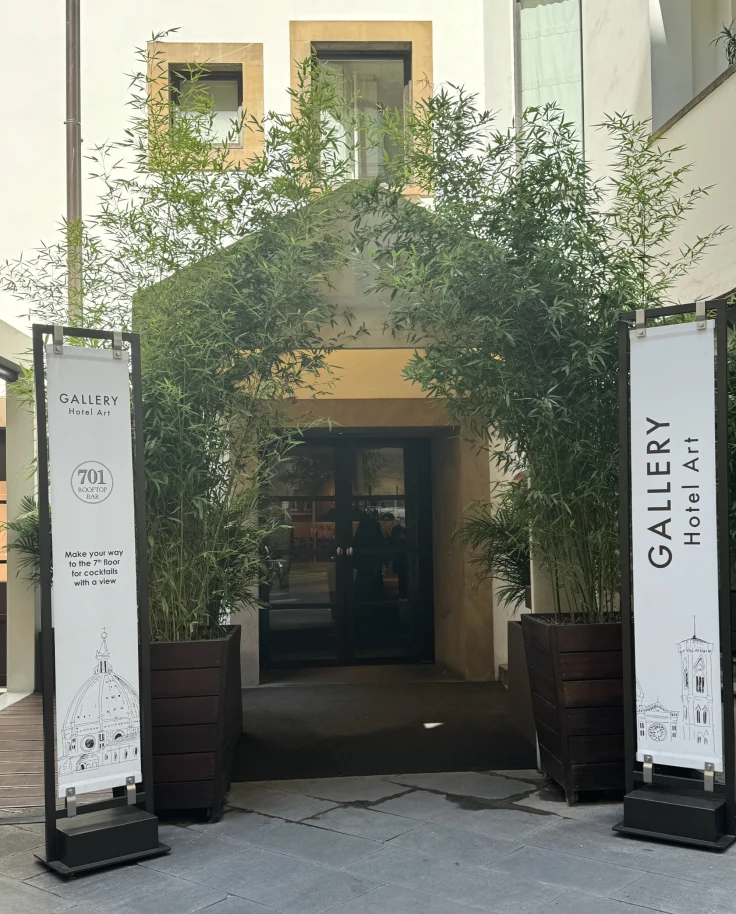 Hotel entrance
