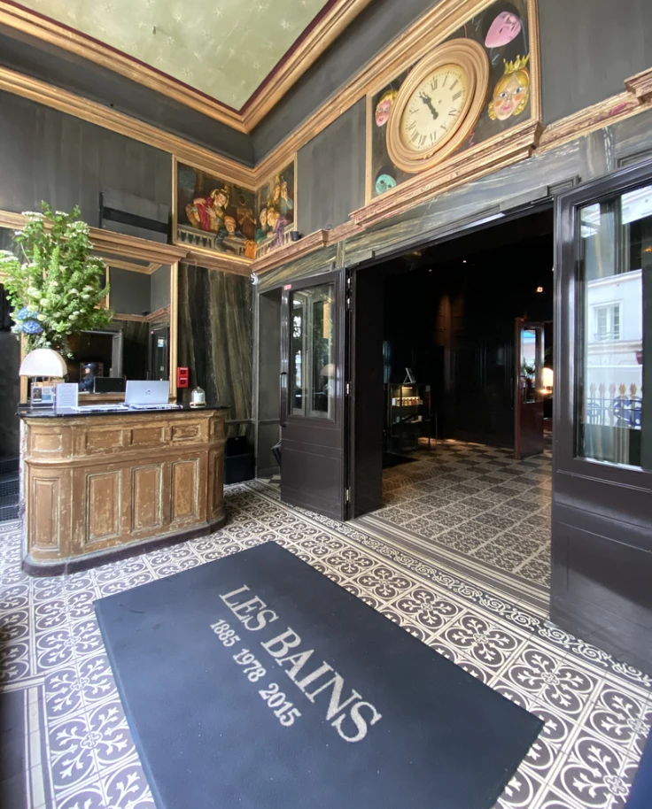 entrance to hotel