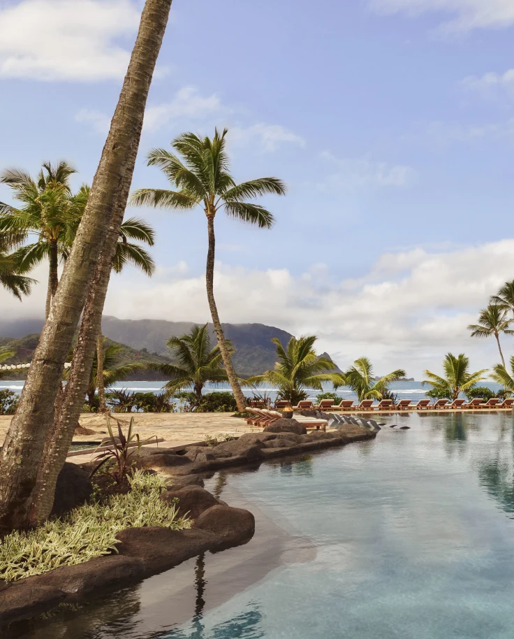The main pool in the resort