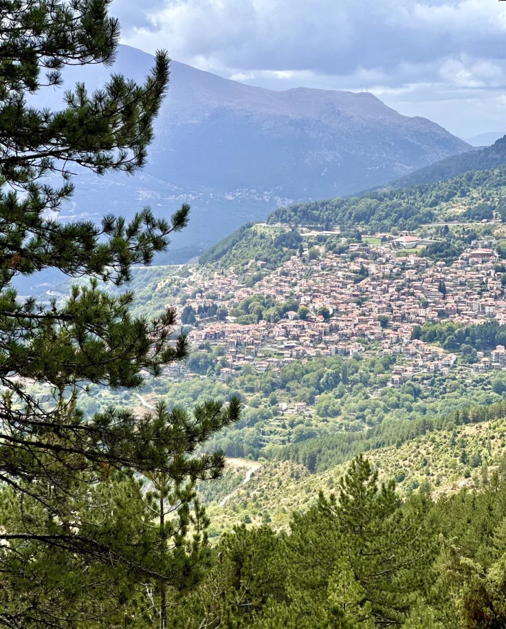Hiking View of Metsovo