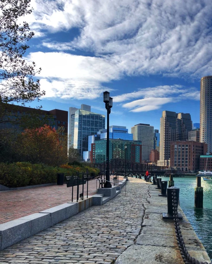 View of Boston seaport