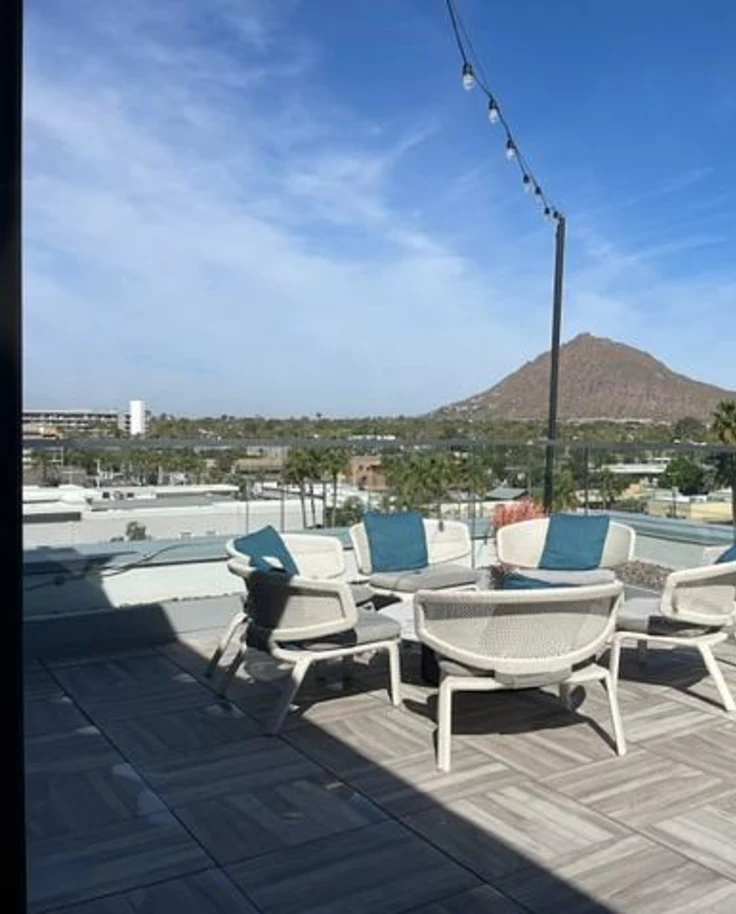 Rooftop view from the hotel