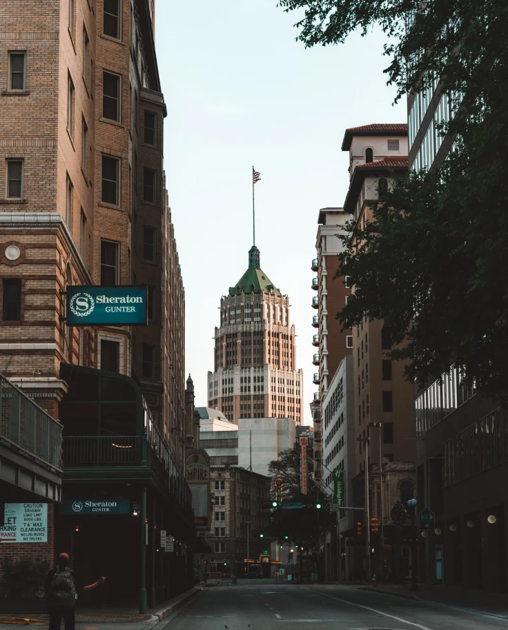 View of the city