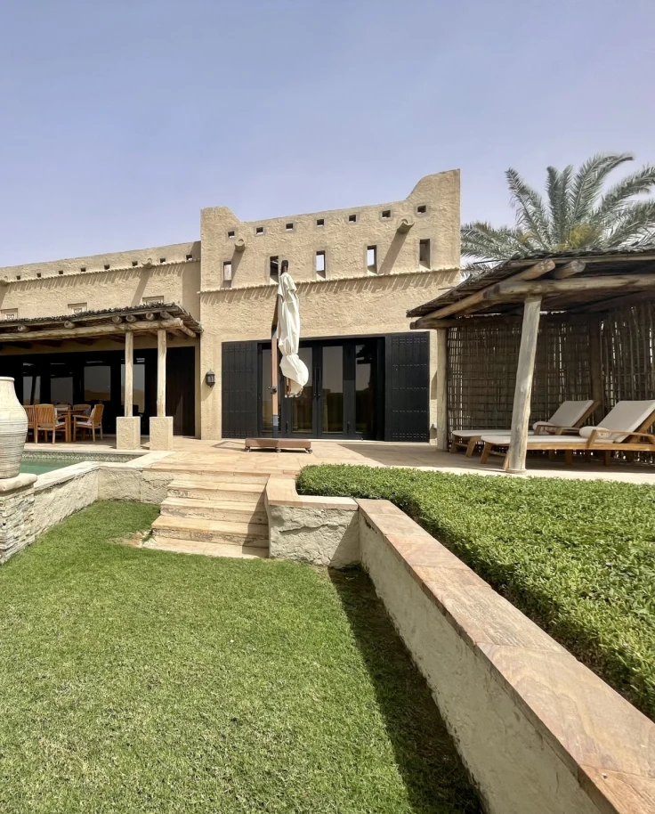 View of the villa