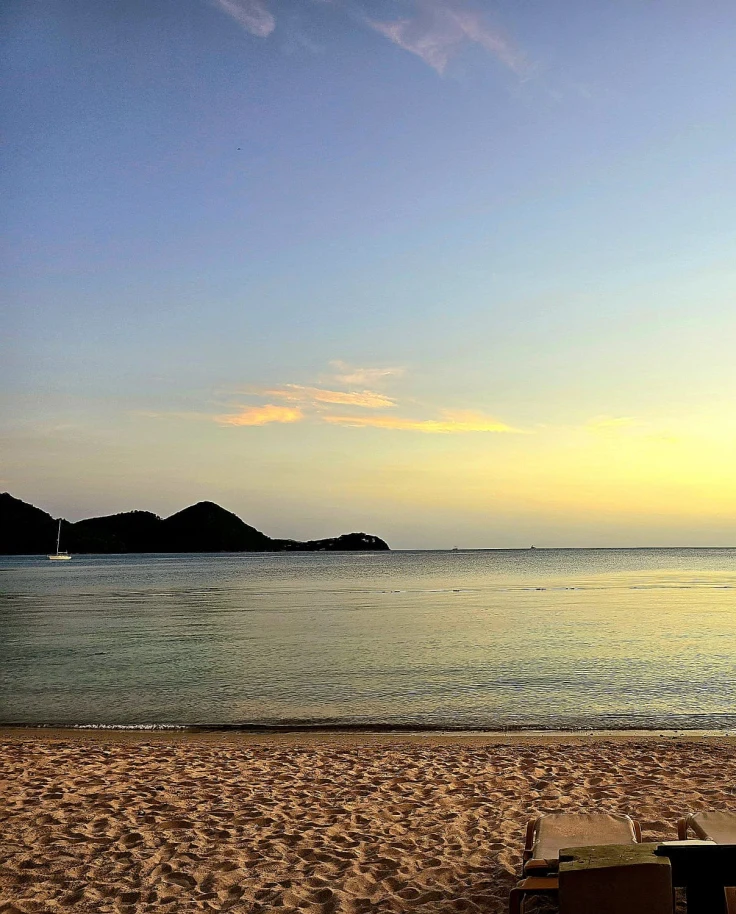 Sunset views from the beach