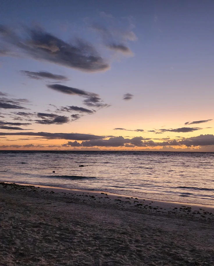 Sunset at Beach in Tulum