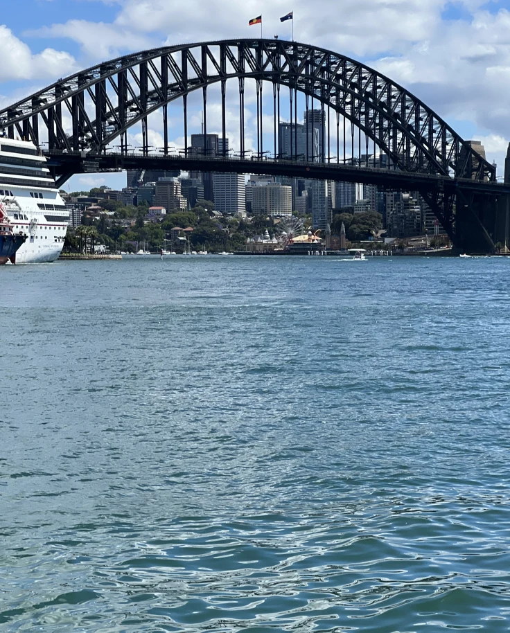 View of an arched bridge over water during the daytime