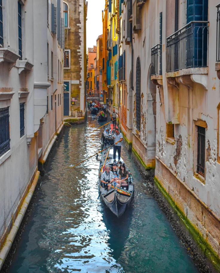 gondola on a small canal