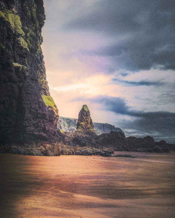 Beautiful view of an isle in Ireland.