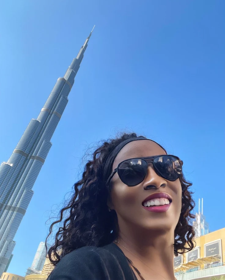 Selfie with Burj Khalifa