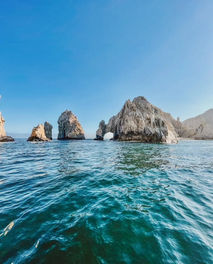 The Arch of Cabo San Lucas, a rock formation in the ocean