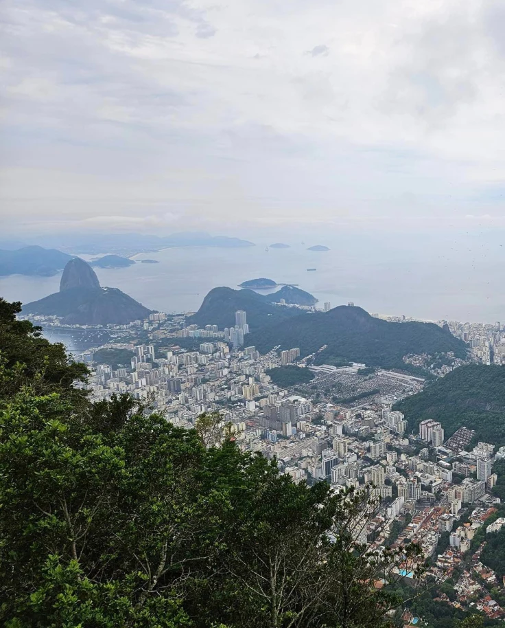 View of Rio de Janeiro from Christ the Redeemer.