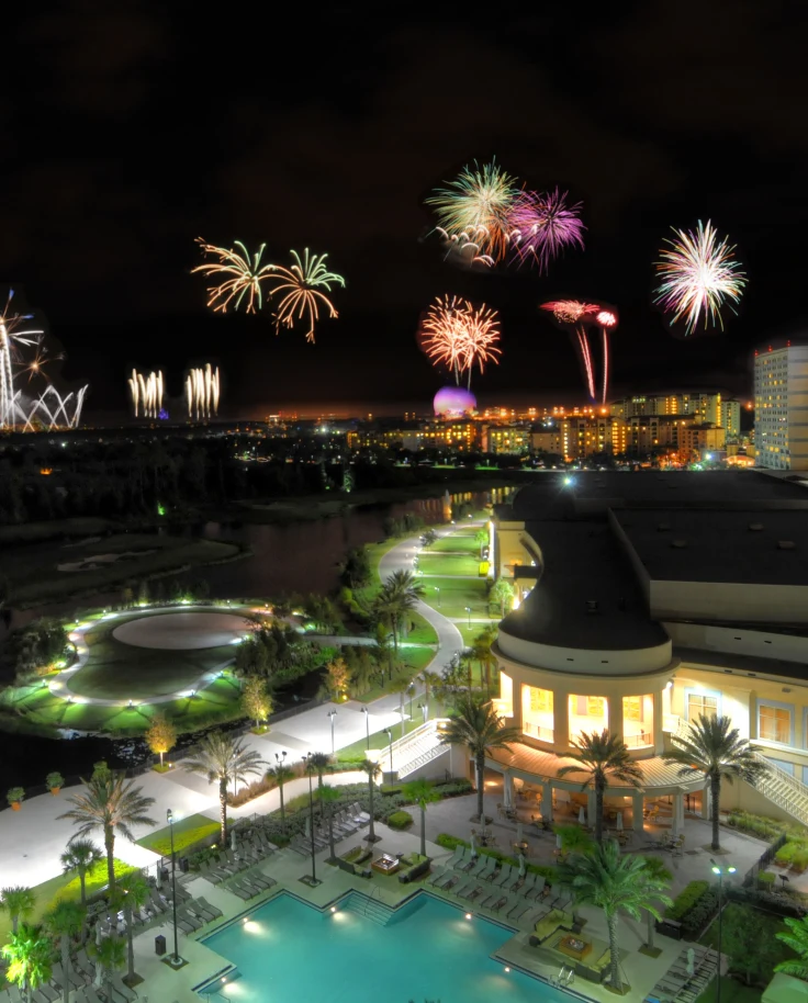 Fireworks at Disney Land