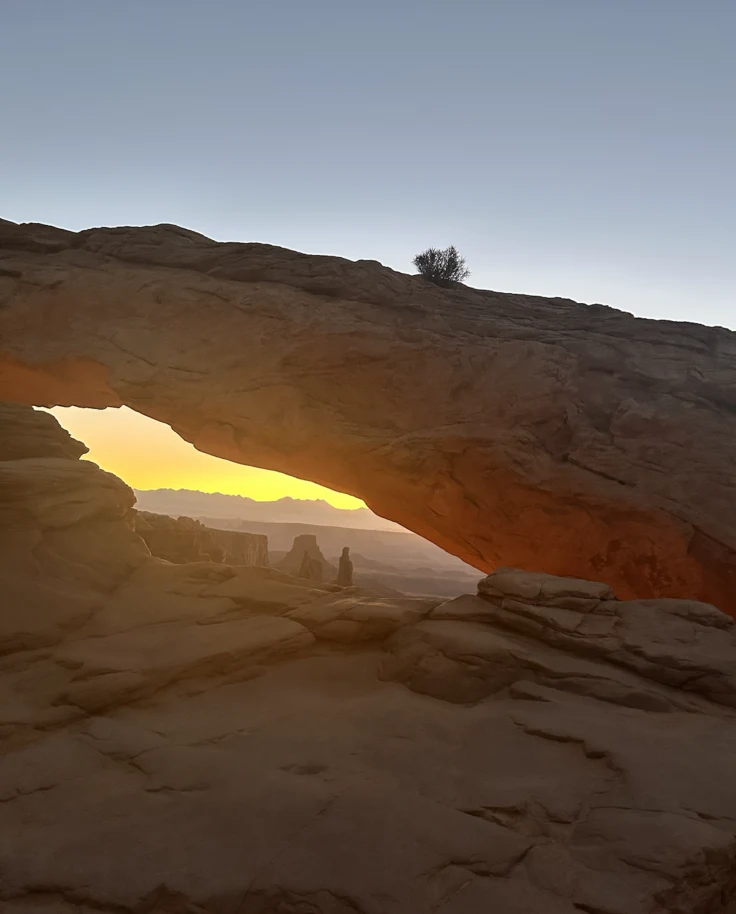 A picture of Sunrise at Canyonlands National Park.