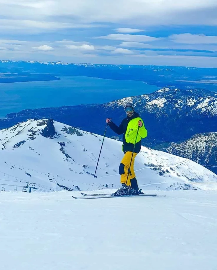 Skiing with a View