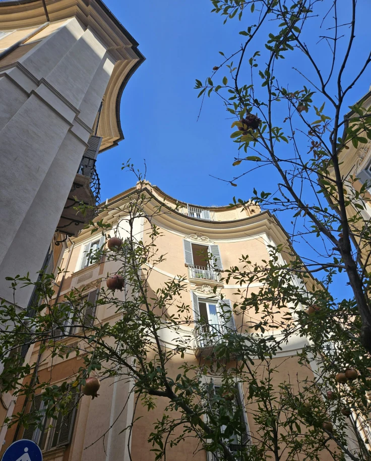 A tall building in Rome.