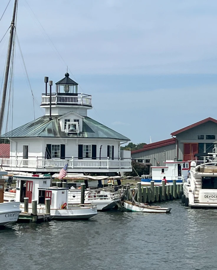 Discover the 1879 Hooper Strait Lighthouse.