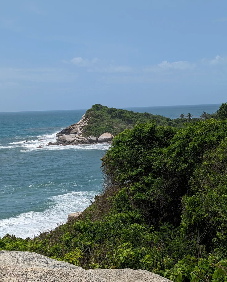 An aerial view of the Island