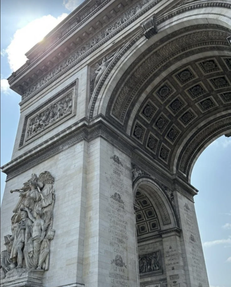 View of Arc de Triomphe