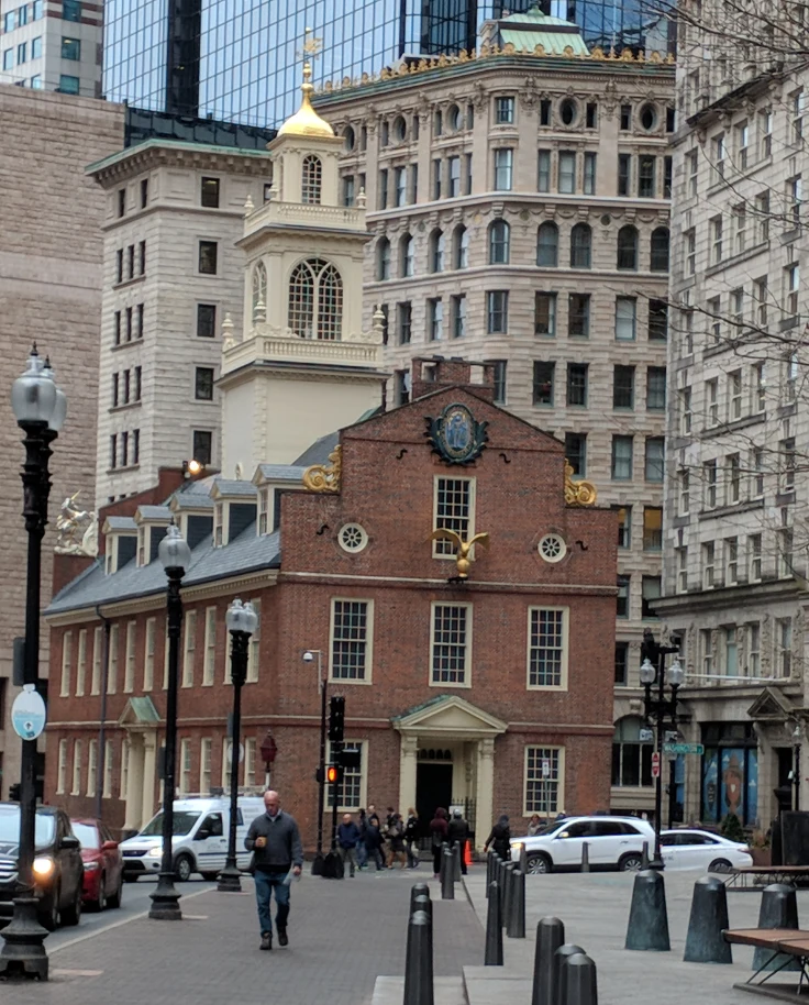 Old State House, history museum in Boston.