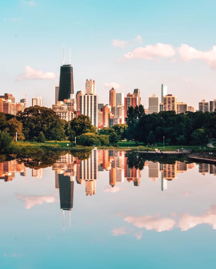 City Skyline in Chicago