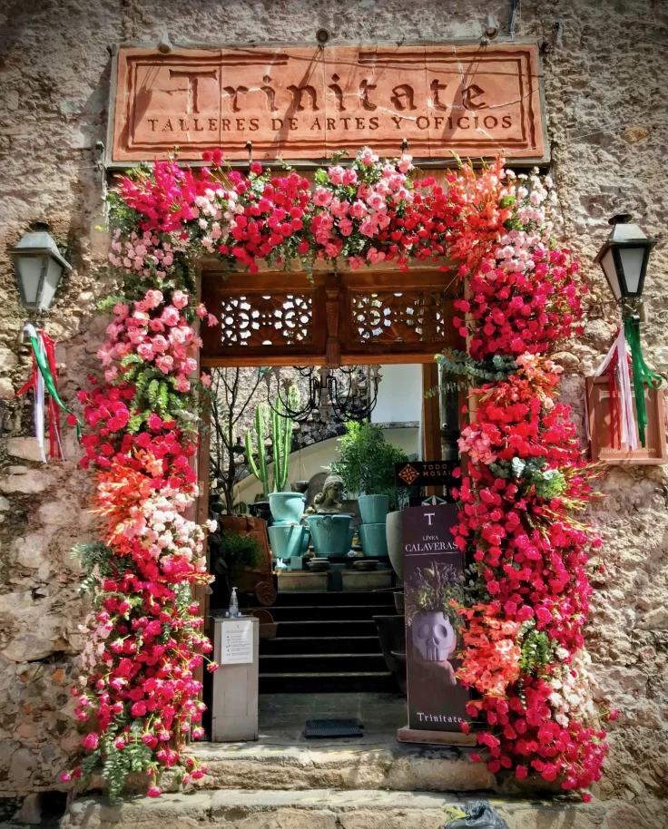 Colorful doorway