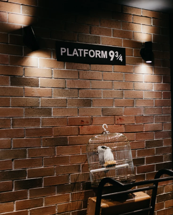 Platform 9 3/4 Harry Potter, London.