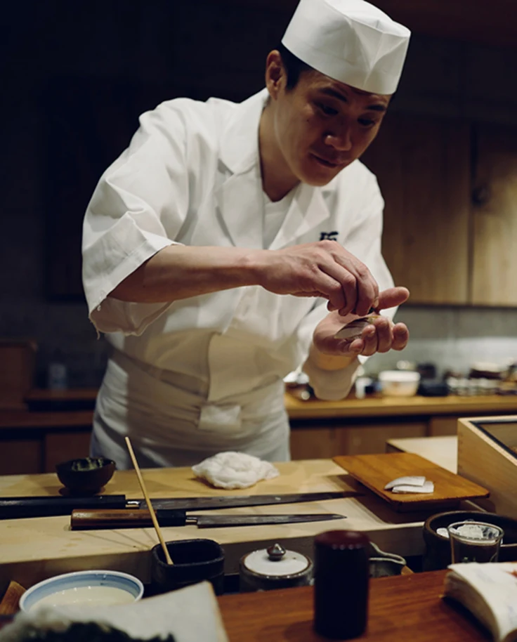 sushi chef in Japan