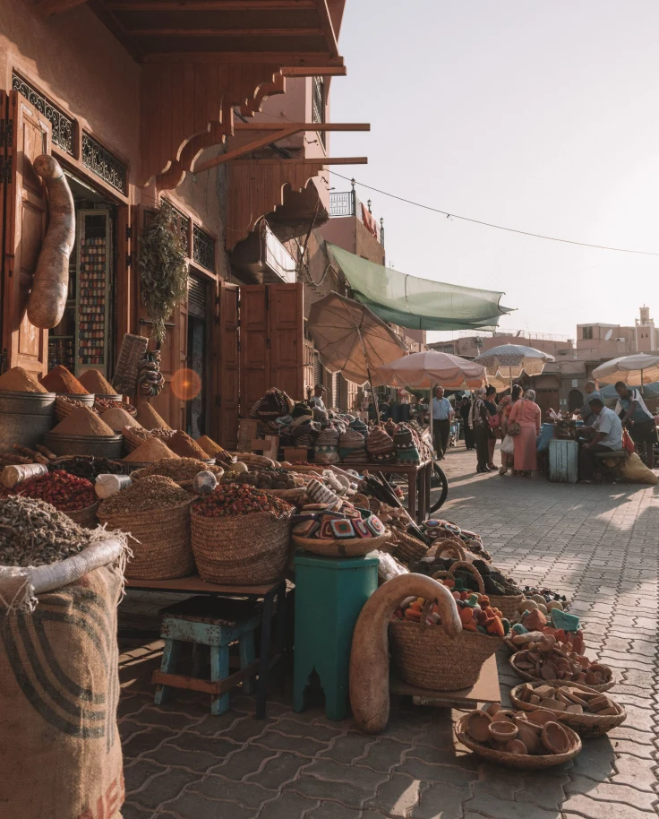 medina market in a dessert city