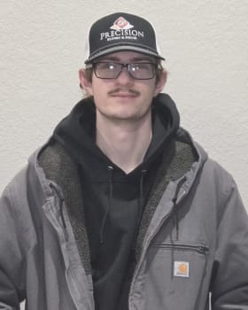 Austin Schubert - Flooring Technician of Precision Floors & Decor in Manitowoc, Plymouth, or Ozaukee County Flooring Technician Bob Zurn of Precision Floors & Decor in Manitowoc, Plymouth, or Ozaukee County
