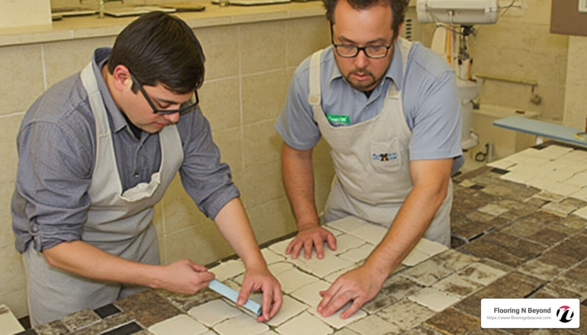 Diagram of the 3/4/5 rule - Local tile experts