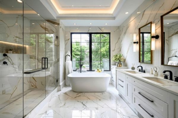 bathroom tile flooring OKC