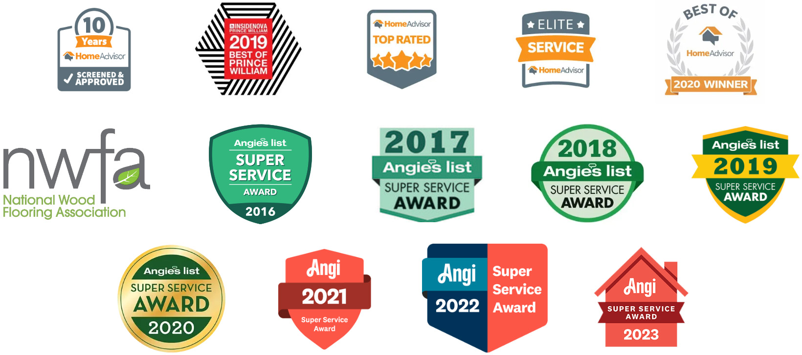 Awards and associations in Leesburg, VA