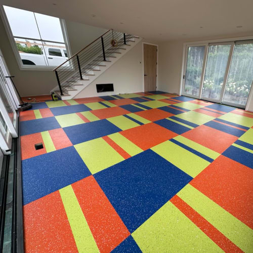 Gym / weight room flooring in Westhampton, NY