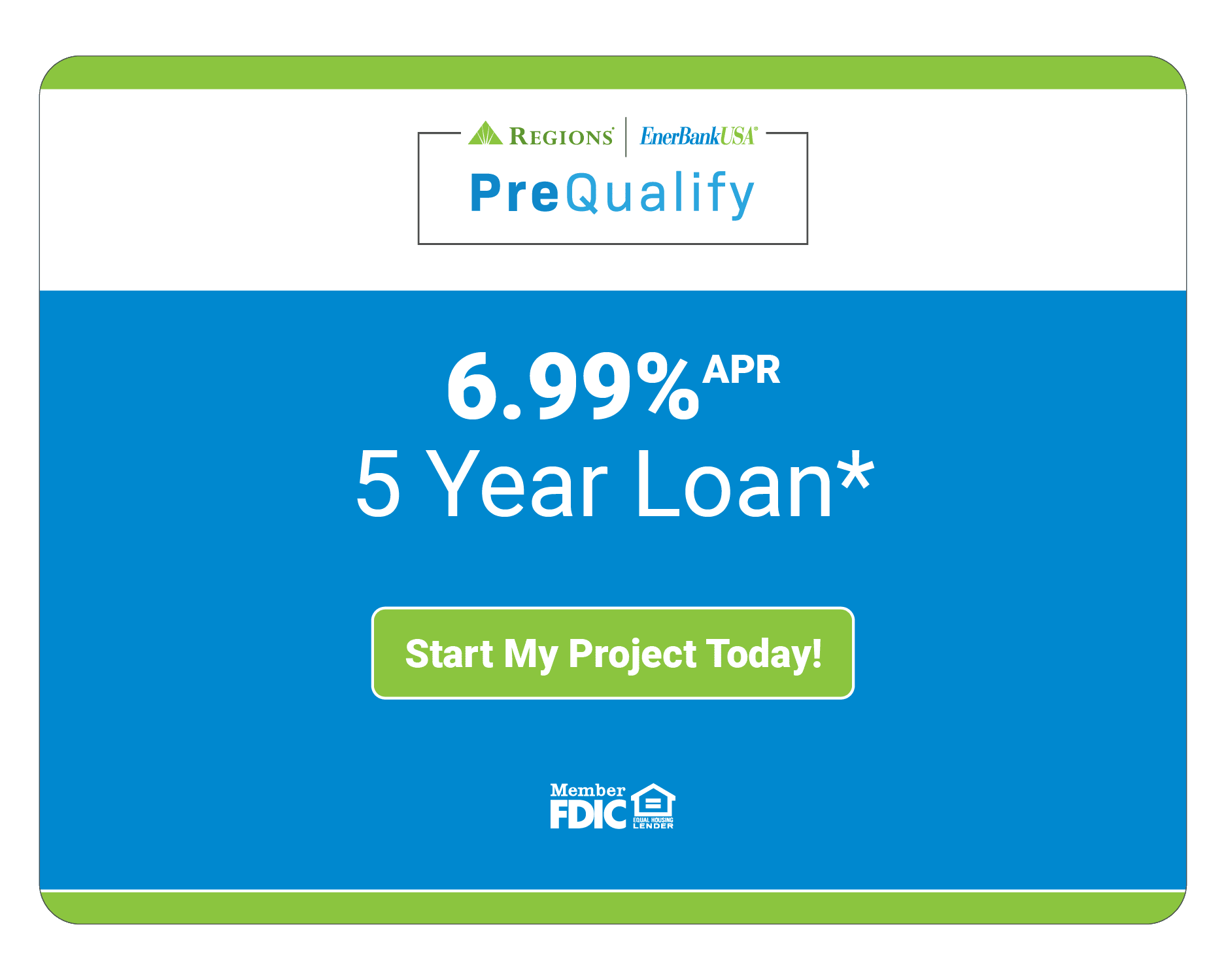 6.99% APR 5yr