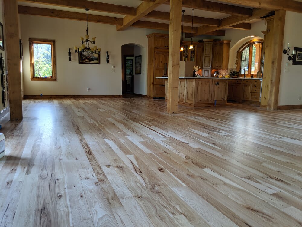 Beautiful hardwood flooring work in Grand Junction, CO from Yanon's Hardwood Flooring