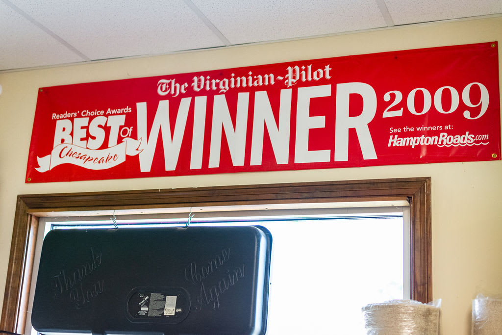 8 Time Winner “Best Of Chesapeake” by The Virginian Pilot