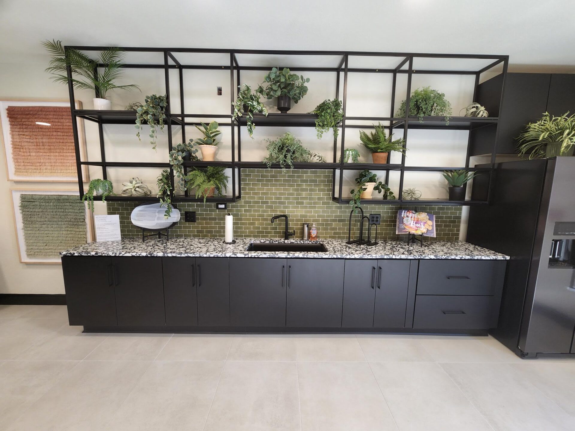 Carmel Center Apartments Leasing Office Project from EF Marburger Fine Flooring in Fishers, IN