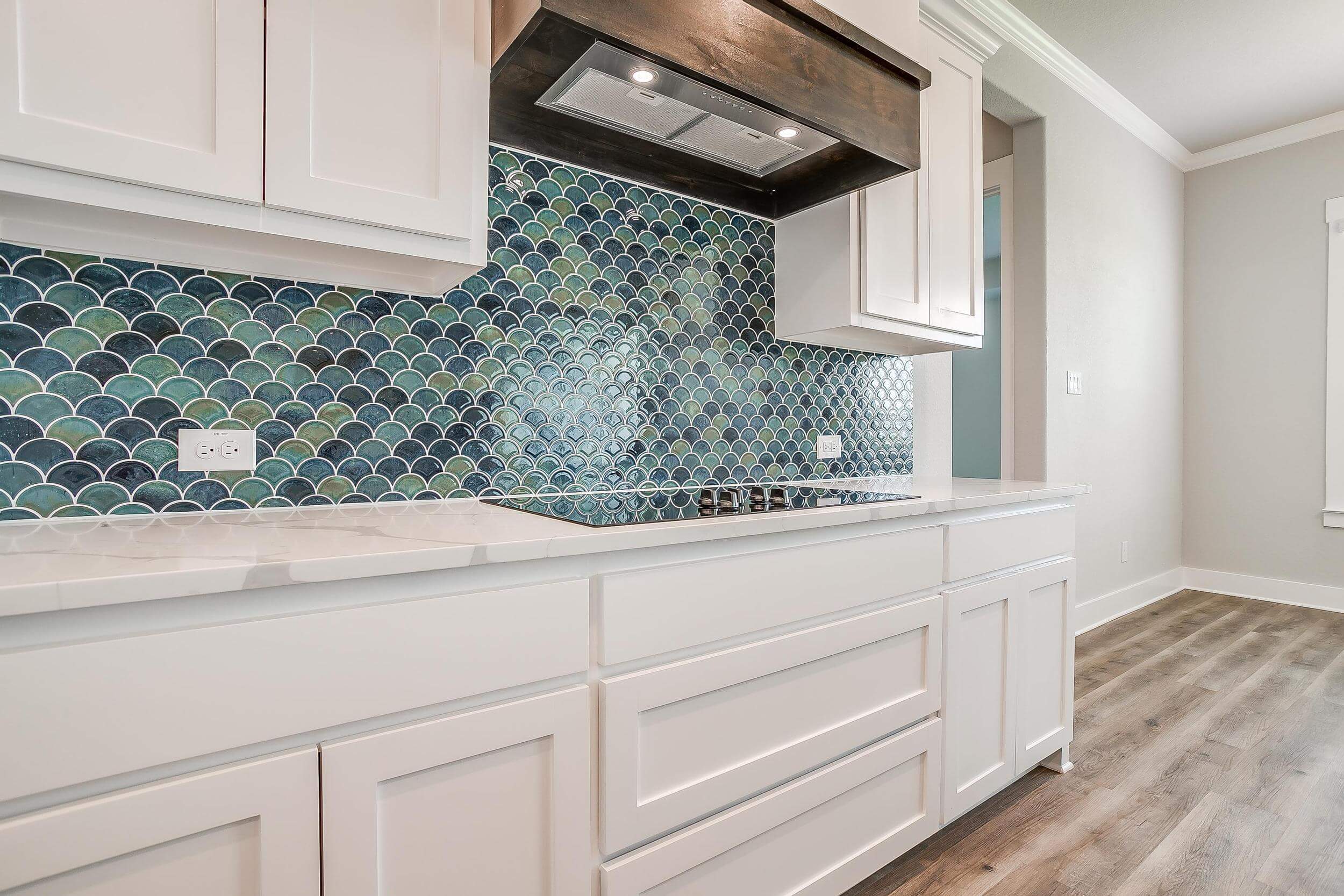 Kitchen backsplash work in Fort Worth, TX from Texas Designer Flooring