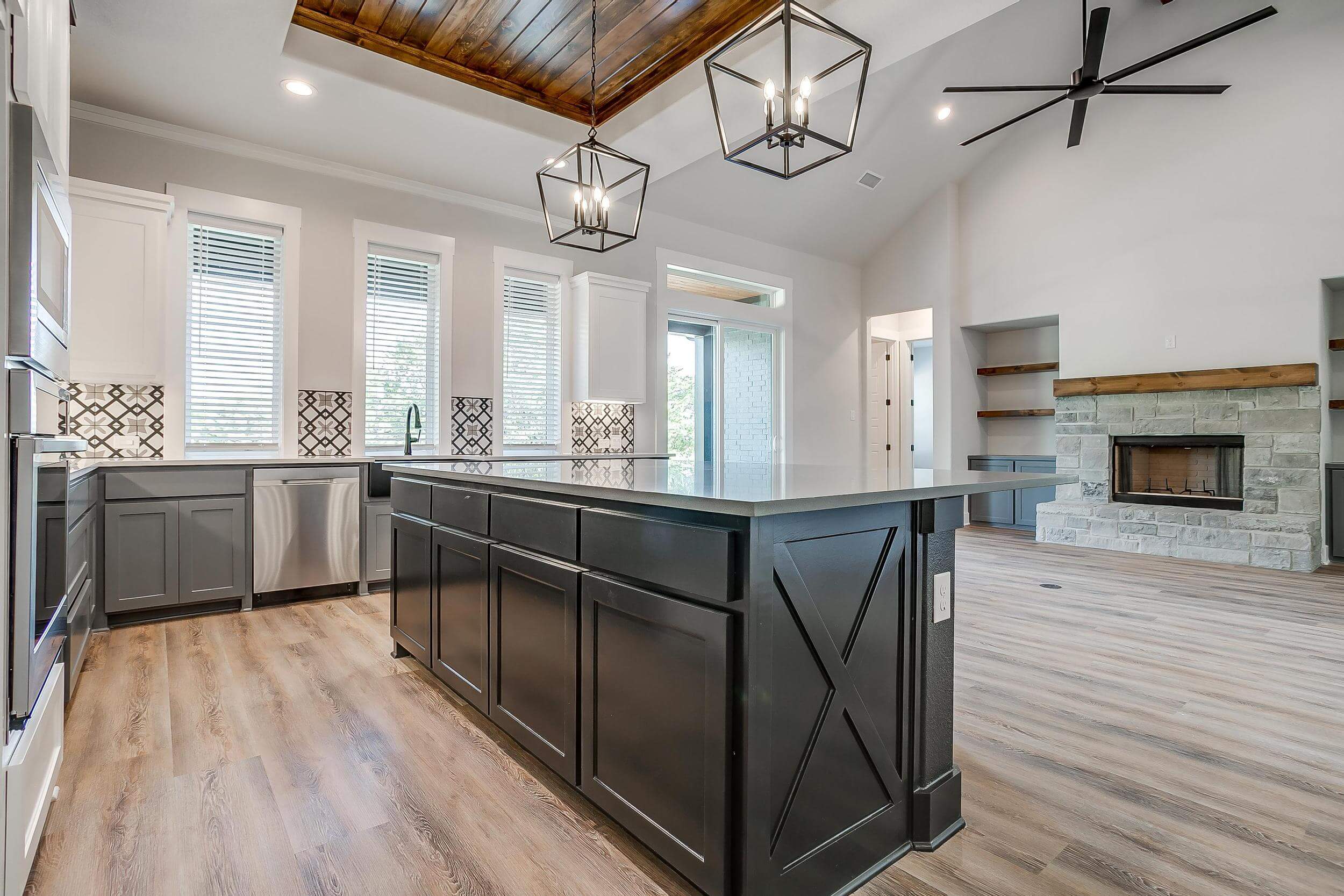 Wood flooring kitchen remodel in Grapevine, TX from Texas Designer Flooring