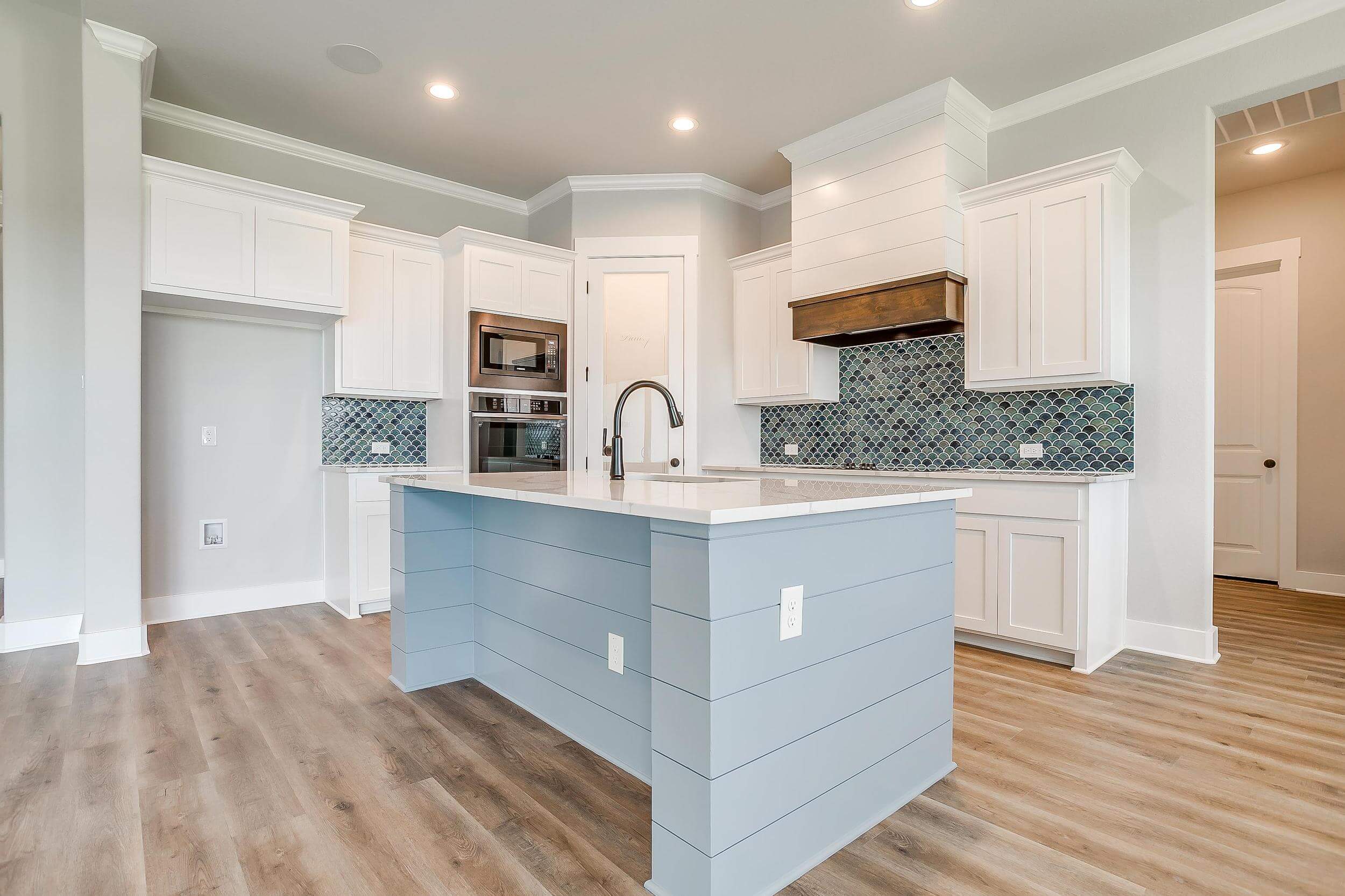 Kitchen hardwood remodel in Azle, TX from Texas Designer Flooring